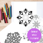 Snowflakes - Colouring Book