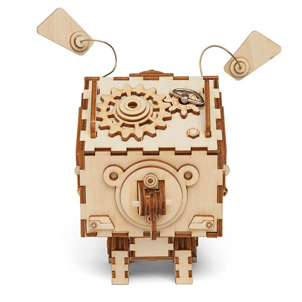 Dog Toy - 3D Wooden Puzzle and Music Box